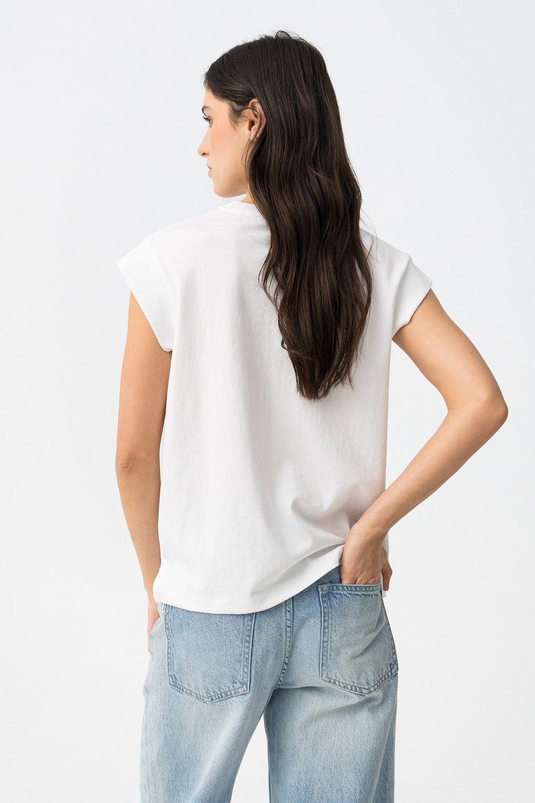 Camiseta básica de manga corta y cuello redondo Tiffosi