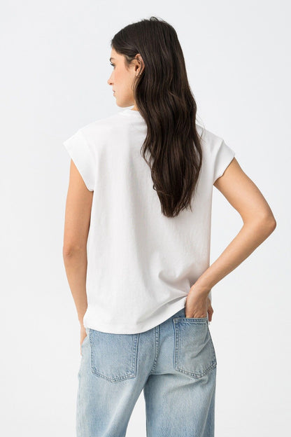 Camiseta básica de manga corta y cuello redondo Tiffosi