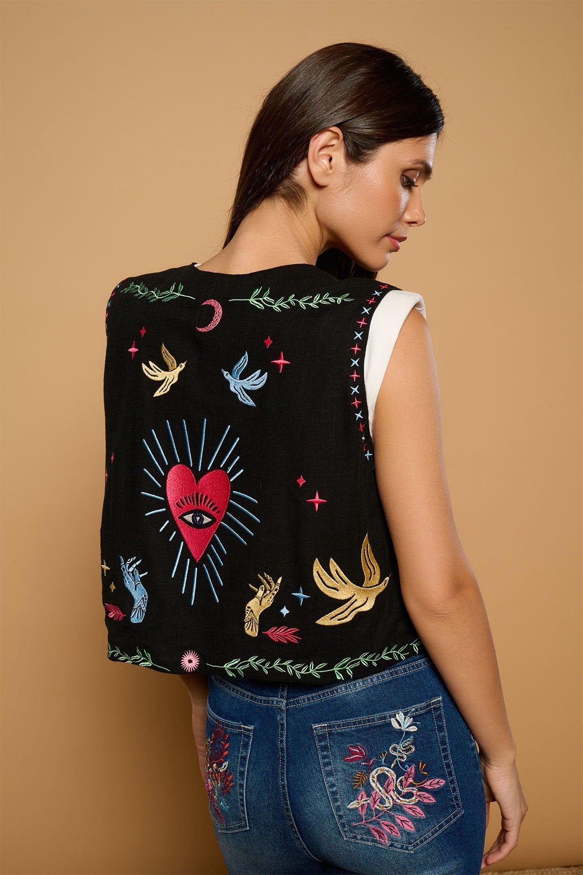 Chaleco con forro de algodón 100% transpirable