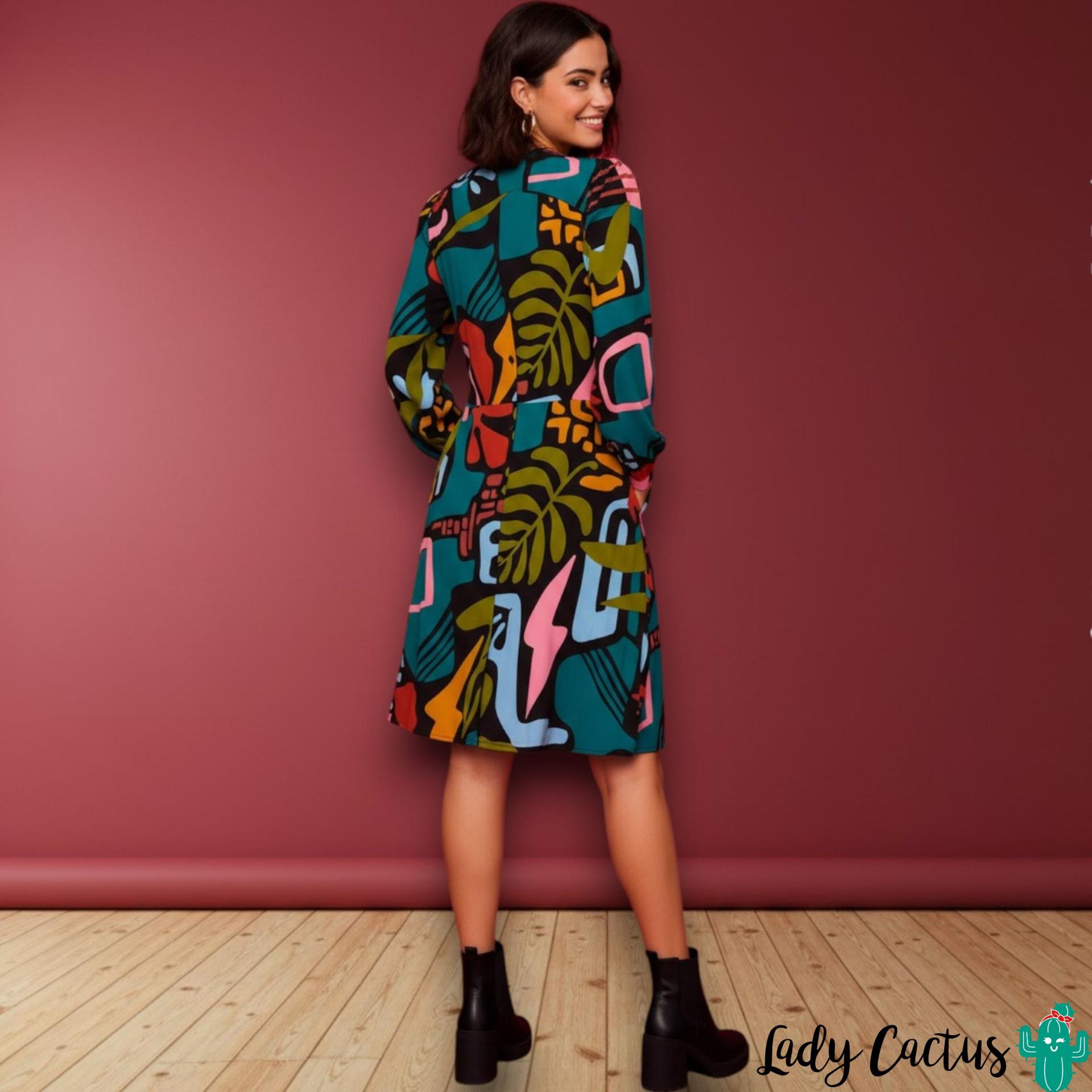 Vestido corto Eucalipto con estilo distinguido versátil de Smile