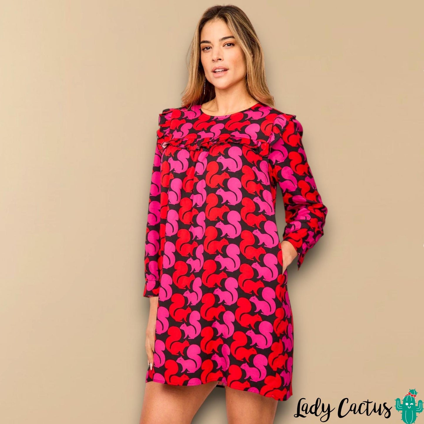 Vestido corto Hada Ardilla con motivos hada de Smile para toque femenino desenfadado