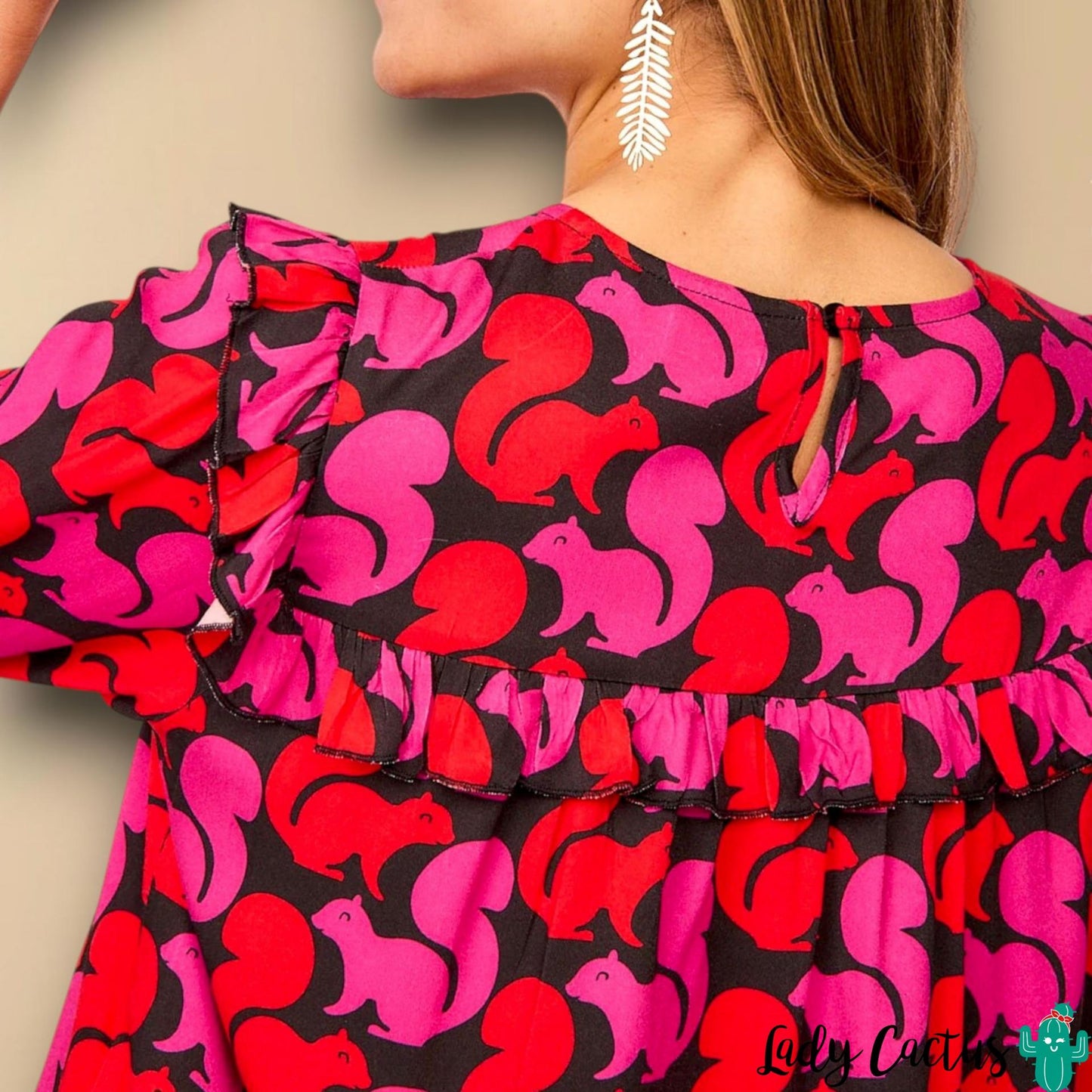 Vestido corto Hada Ardilla con forro algodón de Smile para comodidad dinámica