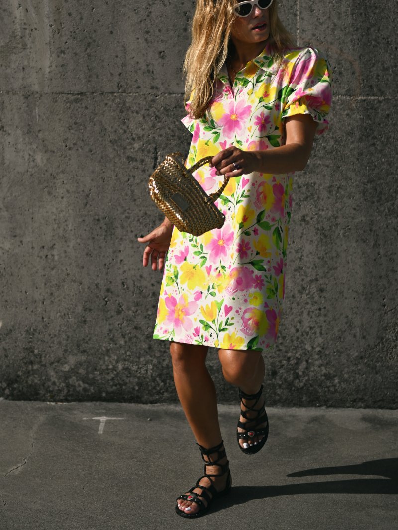 Vestido Floral "Salma" de Aire Retro