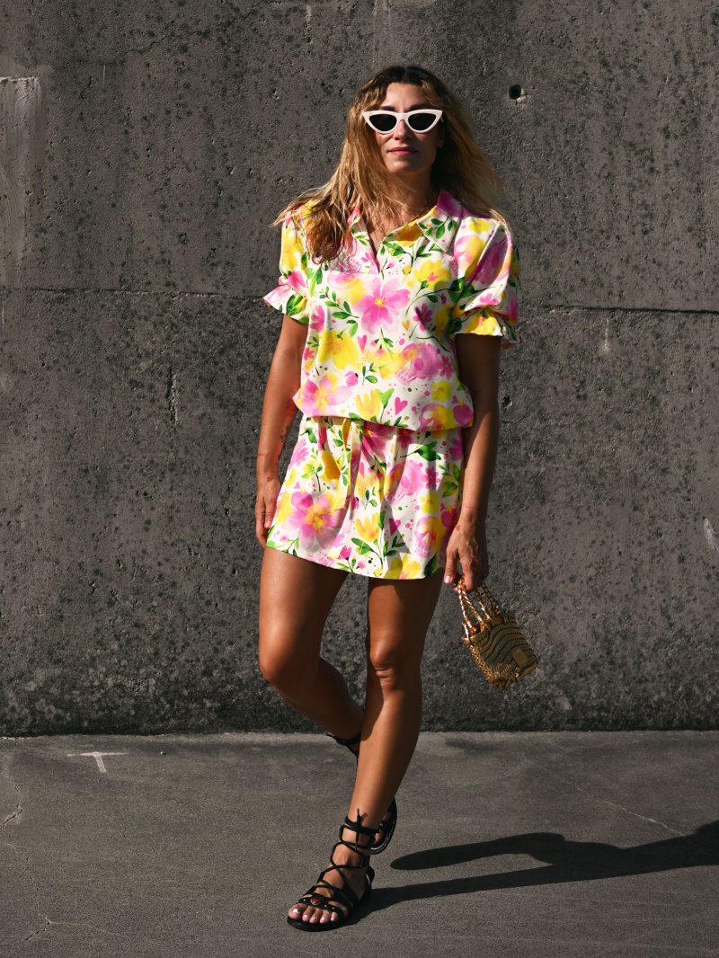 Vestido Floral "Salma" de Aire Retro