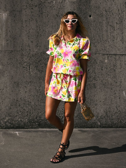 Vestido Floral "Salma" de Aire Retro