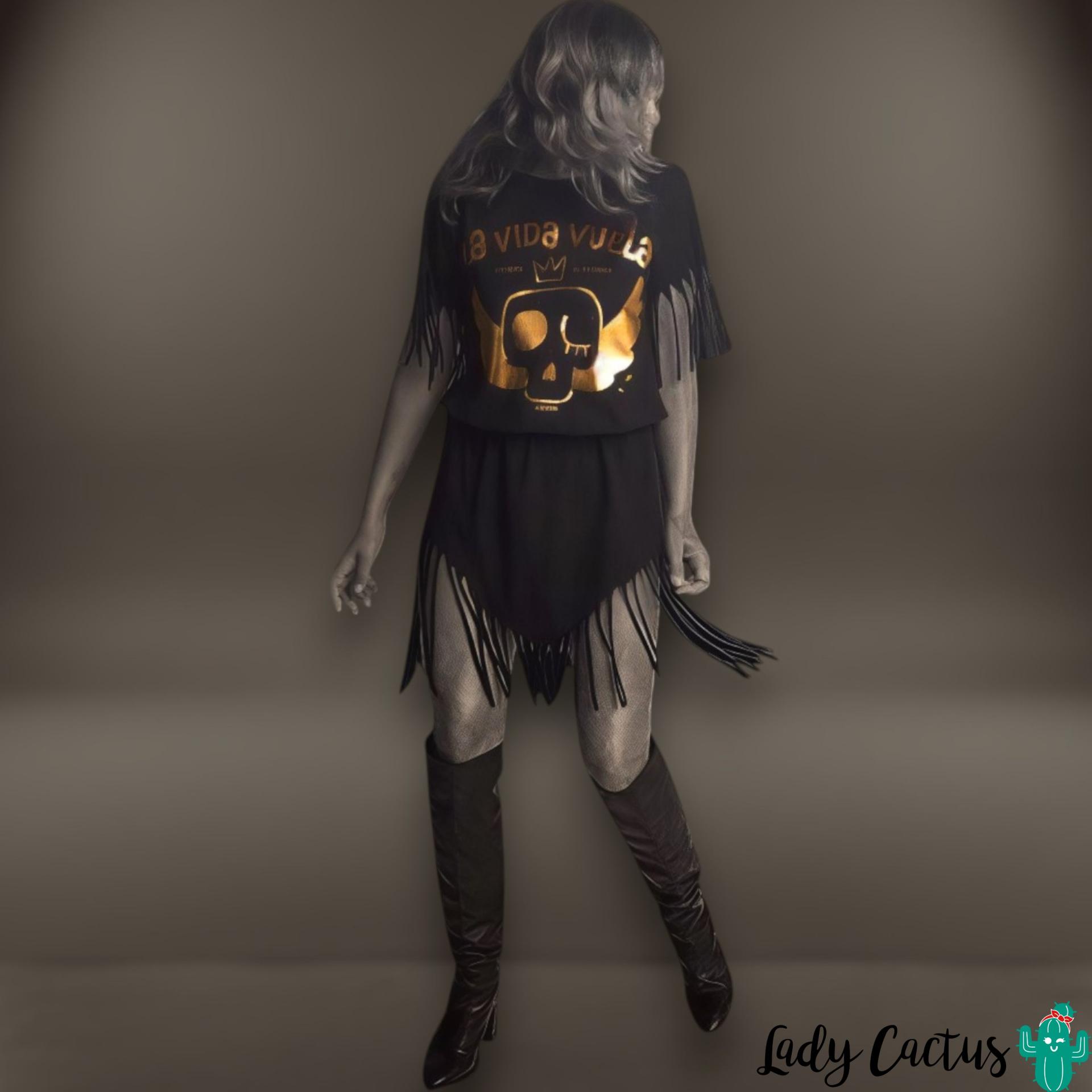 Vestido La Vida Vuela para expresión rebelde de Aire Retro