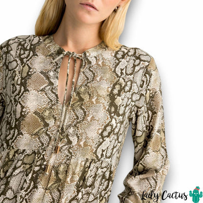 Vestido Tiffosi en look diurno o nocturno urbano