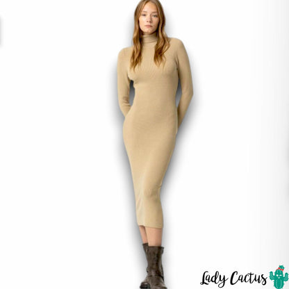 Vestido Tiffosi Chloe Beige