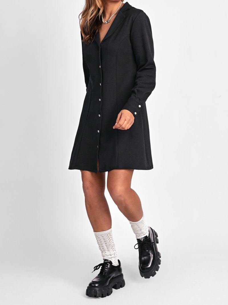 Vestido negro corto tipo LBD modelo Rock and Chic de Aire Retro