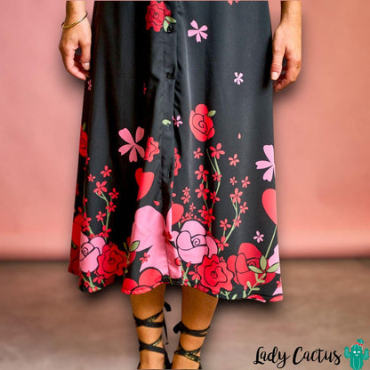 Vestido Paula con corte imperio acampanado de Anabel Lee para caída espectacular