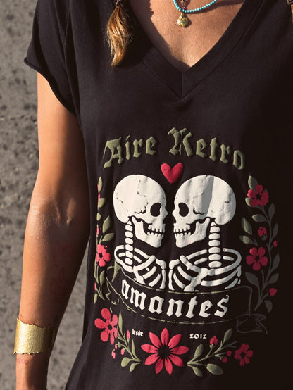 Vestido túnica "Amantes" de Aire Retro