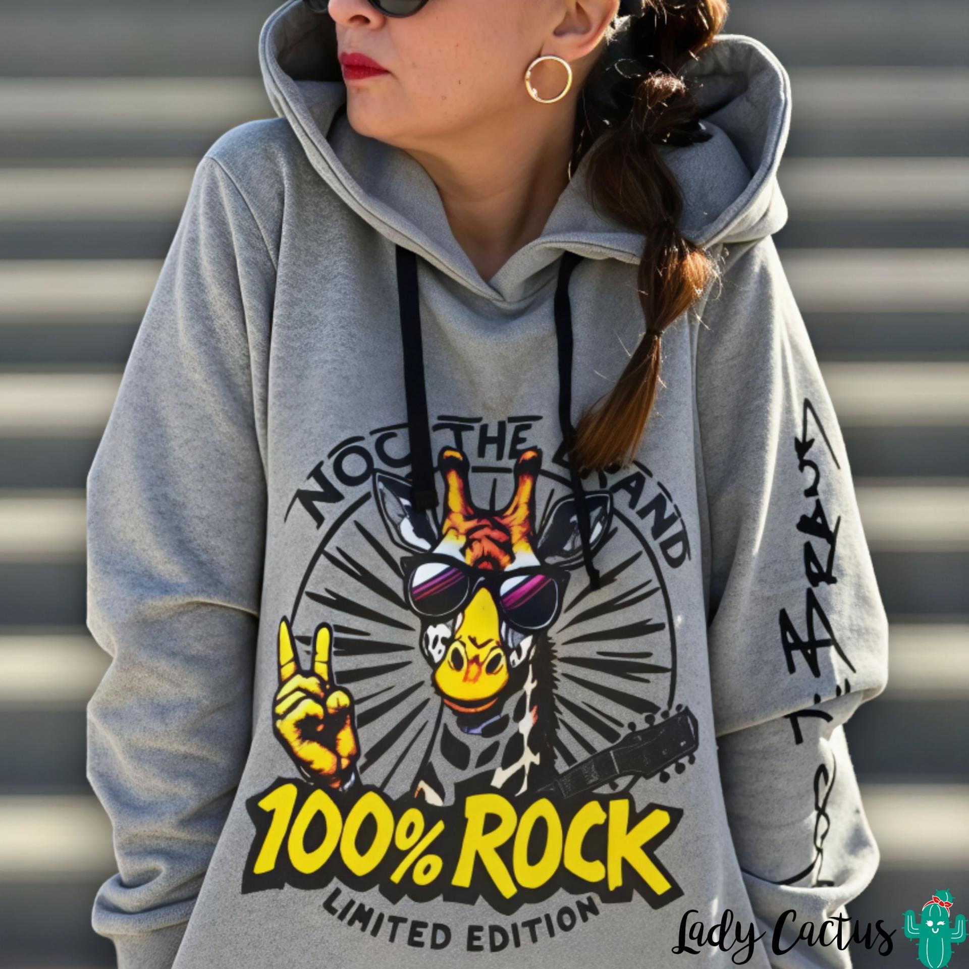 Vestido Wild Giraffe en moda rockera y sostenible de Noc The Brand