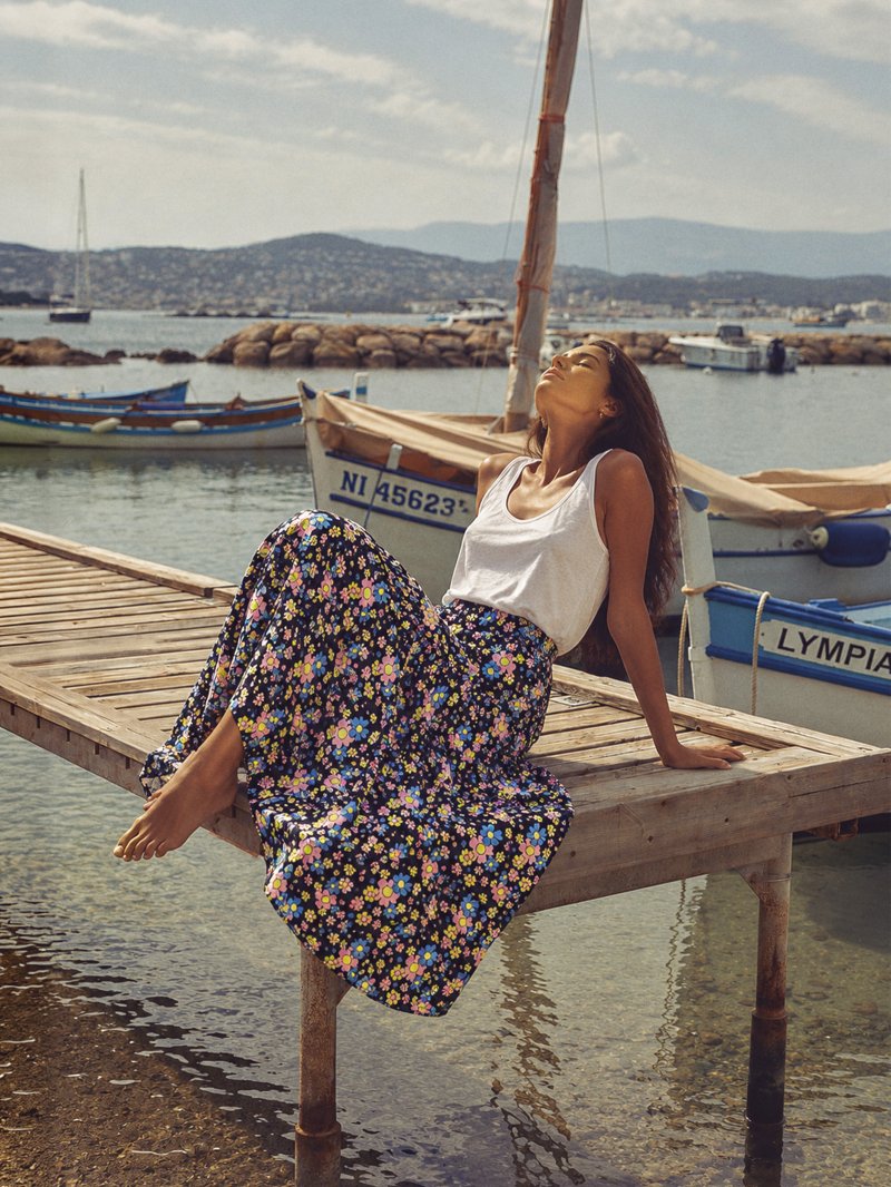 Vestido/Falda Flower power de Aire Retro