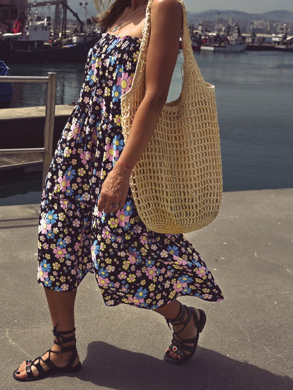 Vestido/Falda Flower power de Aire Retro