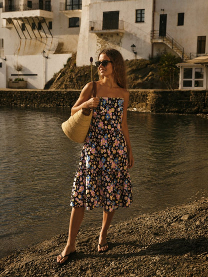 Vestido/Falda Flower power de Aire Retro