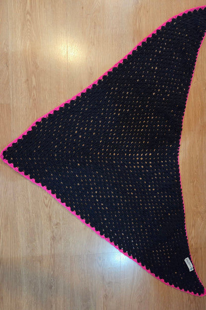Chal de crochet artesanal para verano