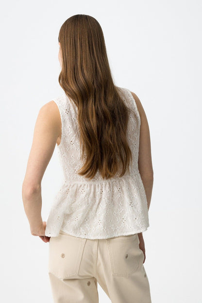 Top sin mangas de corte slim para mujer Tiffosi